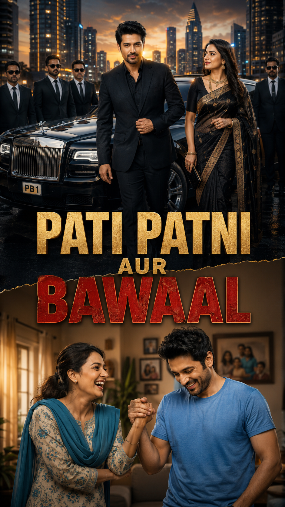 Pati Patni Aur Bawaal micro drama poster